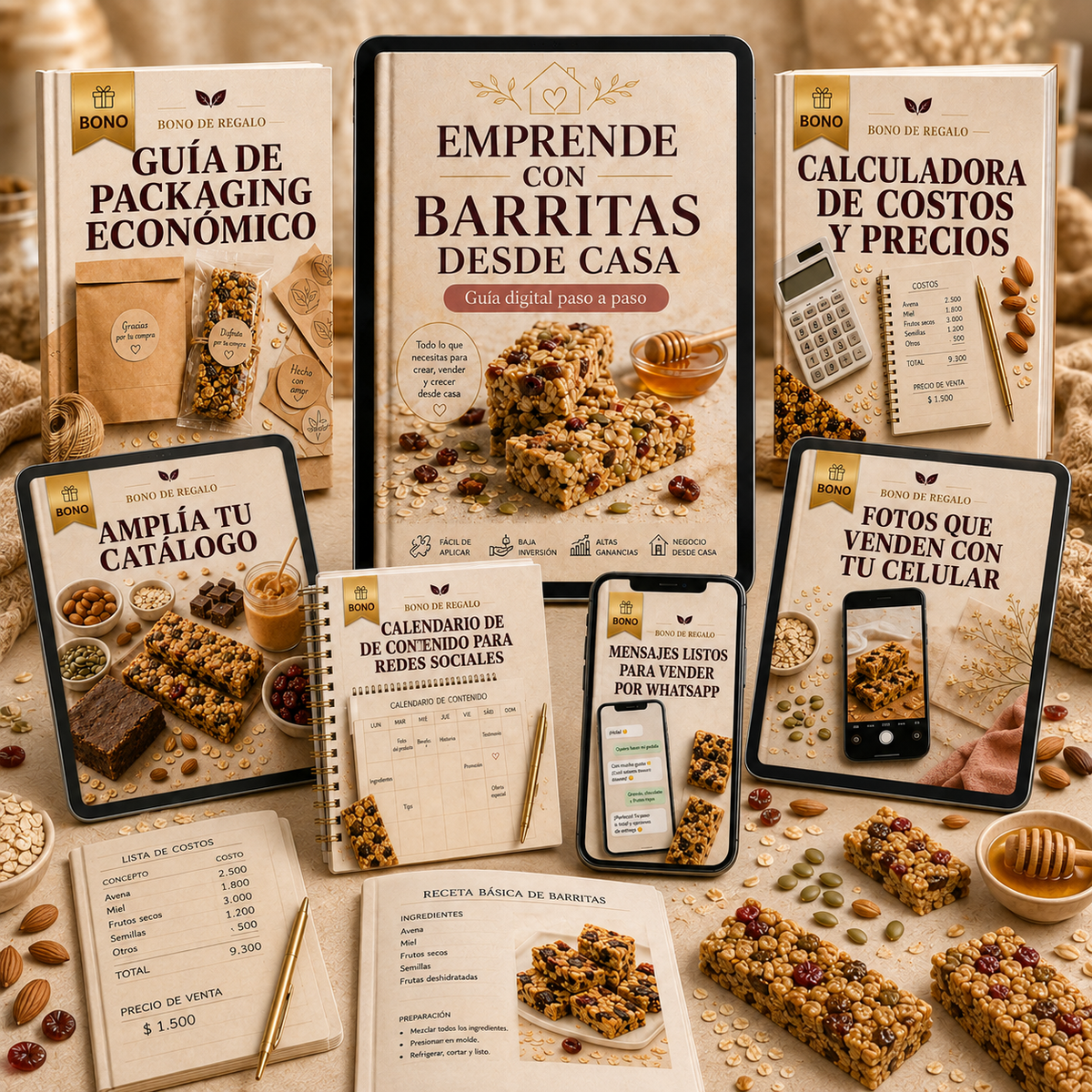 Guía Digital: Emprende con Barritas desde Casa + 🎁6 Bonos de Regalo